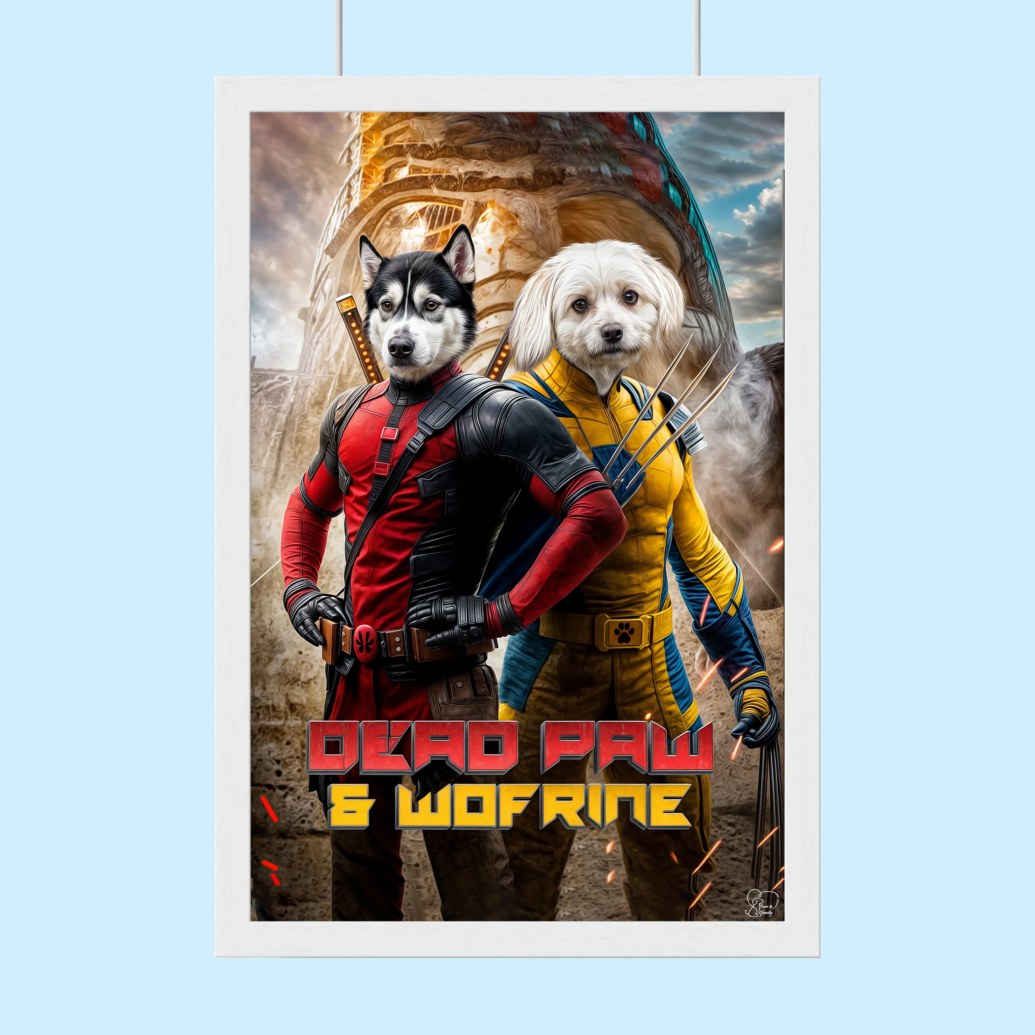 DeadPaw & WofRine - Custom Pet Portrait